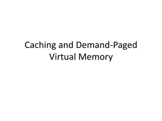 Caching and Virtual Memory Concepts