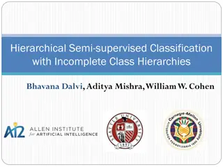 Hierarchical Semi-Supervised Classification with Incomplete Class Hierarchies