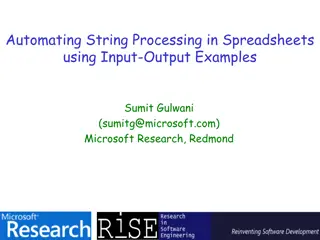 Automated String Processing in Spreadsheets: Innovations and Applications