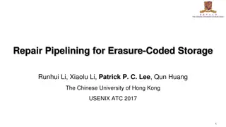 Enhancing Erasure-Coded Storage with Repair Pipelining