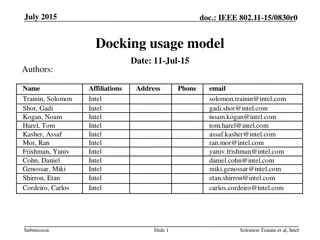 Wireless Office Docking Model for Multiple Devices