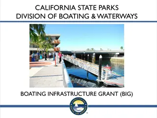 Boating Infrastructure Grant Program in California