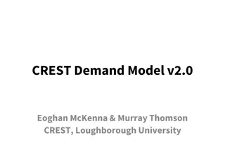 CREST Demand Model v2.0 Eoghan McKenna & Murray Thomson