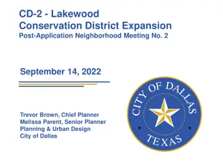 Lakewood Conservation District Expansion Post-Application Neighborhood Meeting