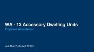 Proposed Amendment for Accessory Dwelling Units by Linda Olson Pehlke