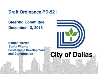 Draft Ordinance PD-521: Definitions and Main Uses Explored