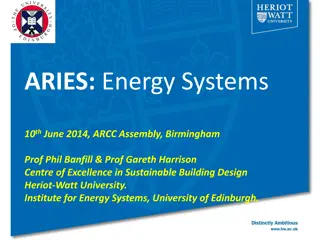 ARIES Energy Systems Research at University of Edinburgh and Heriot-Watt University