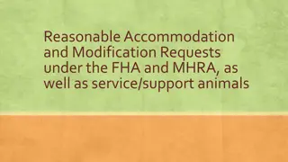 Understanding Reasonable Accommodation and Modification Requests in Rental Properties under FHA and MHRA