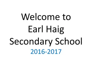 Earl Haig Secondary School Programs Overview