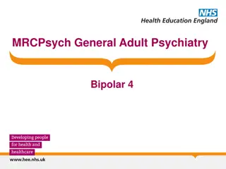 Understanding Bipolar Disorder: Course, Prognosis, and Treatment