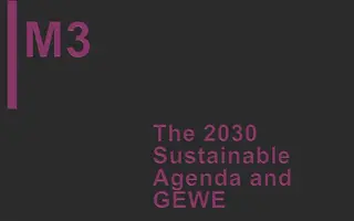 Ensuring Inclusivity in the 2030 Sustainable Agenda