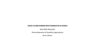 Challenges Faced by Women with Disabilities in Africa During the COVID-19 Pandemic