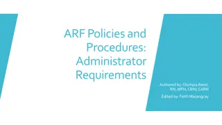 Administrator Certification and Duties in Adult Residential Facilities