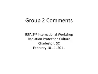 Insights from IRPA Workshop on Radiation Protection Culture