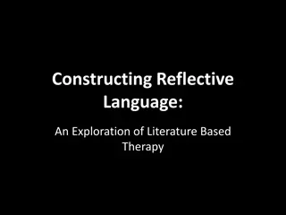 Diving into Reflective Language: A Journey through Literature-Based Therapy