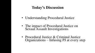 Procedural Justice and Its Impact on Criminal Justice Organizations