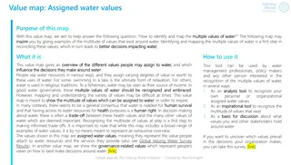 and Mapping the Multiple Values of Water