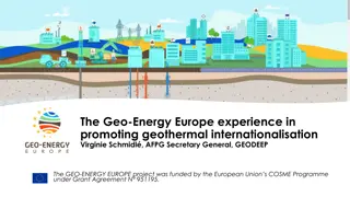 Enhancing Geothermal Internationalisation: GEE Insights and Recommendations