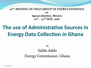 Energy Data Collection and Usage in Ghana