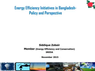 Energy Efficiency Initiatives and Programs in Bangladesh