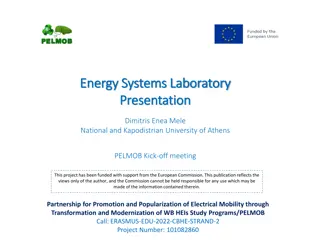 Advancement of Energy Systems at National & Kapodistrian University