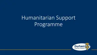 Comprehensive Humanitarian Support Program Overview