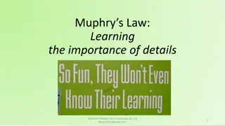 Muphry's Law: Importance of Details in Writing