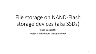 Understanding Flash Chips: Storage on NAND-Flash Devices