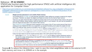 Optimizing Inference Time by Utilizing External Memory on STM32Cube for AI Applications