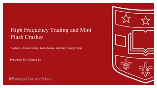 High Frequency Trading and Mini Flash Crashes