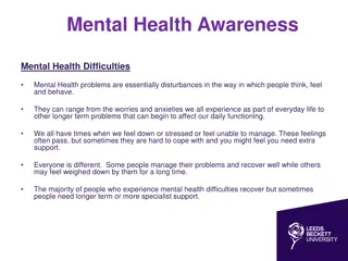 Mental Health Difficulties in Students