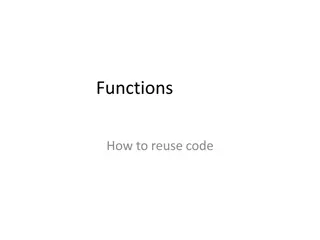 Reusing Code Efficiently with Functions in C++