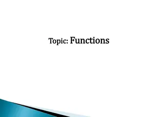 Functions in Mathematics