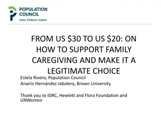 Understanding Family Caregiving and Population Change