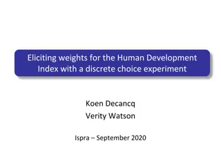 Eliciting Weights for Human Development Index with Discrete Choice Experiment