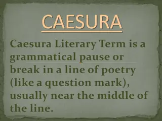 Understanding Caesura in Poetry