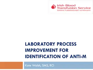 Laboratory Process Improvement for Identification of Anti-M by Kate Walsh