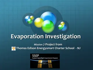 Microgravity Evaporation Study by Thomas Edison Energysmart Charter School