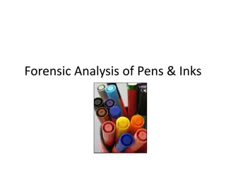 Forensic Analysis of Pens & Inks