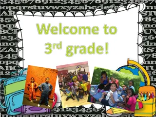 Welcome to 3rd Grade - Meet the Team, Schedule, and Policies