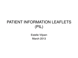 Comprehensive Guide on Patient Information Leaflets (PIL)