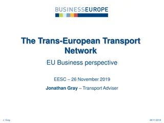 Enhancing European Transport Infrastructure: A Business Perspective