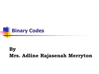 Binary Codes and Character Coding Techniques