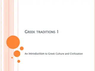 Insights into Greek Culture, Geography, and Population