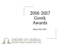 2016-2017 Greek Awards Ceremony Highlights