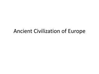 Ancient Civilization of Europe: Island of Crete and Greek Culture