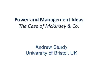 The Power and Management Ideas: The Case of McKinsey & Co.