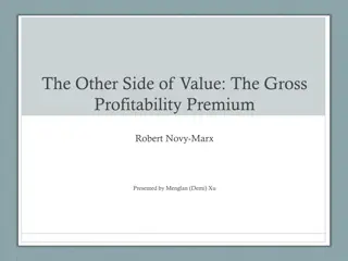 Unveiling the Gross Profitability Premium in Financial Markets