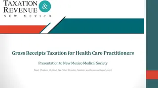 Gross Receipts Taxation for Health Care Practitioners in New Mexico