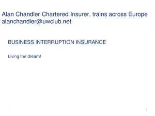 Business Interruption Insurance and Extensions